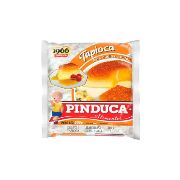 Tapioca p/pudim e Bolos Pinduca