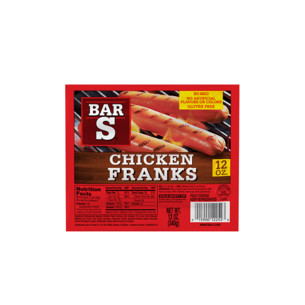 Classic Franks with chicken / pork Bar's